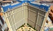 Aerial View of Paris Las Vegas Hotel
